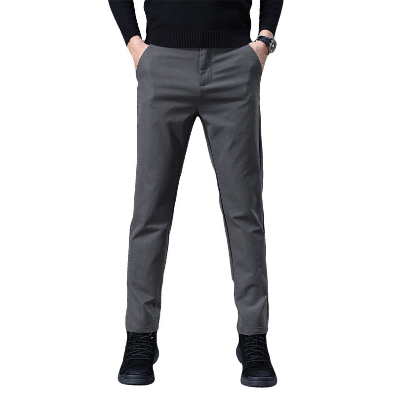Herren entspannte Slim-Fit Hose mit praktischen Eingrifftaschen R&B