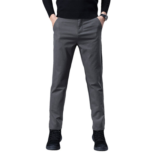 Herren entspannte Slim-Fit Hose mit praktischen Eingrifftaschen R&B