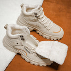 Damen hohe Winterstiefel mit isolierendem Innenfutter und rutschfester Sohle