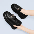 Damen modische Plateau-Schuhe mit eleganter Schnalle R&B