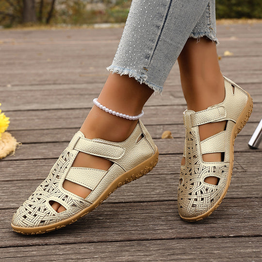 Damen Freizeit-Schuhe mit atmungsaktivem Design und verstellbarem Klettverschluss R&B