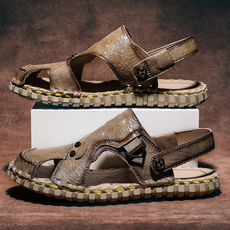 Herren Weiche und bequeme Freizeitsandalen mit verstellbarem Riemen R&B