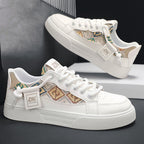 Damen modische Sneakers mit einzigartigen Stickereien und robustem Design R&B