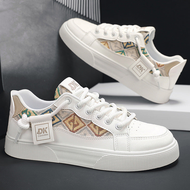 Damen modische Sneakers mit einzigartigen Stickereien und robustem Design R&B