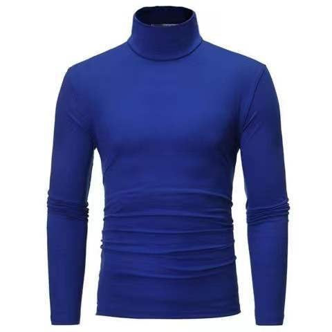 Herren Rollkragenpullover aus elastischem Material mit eng anliegendem Schnitt R&B