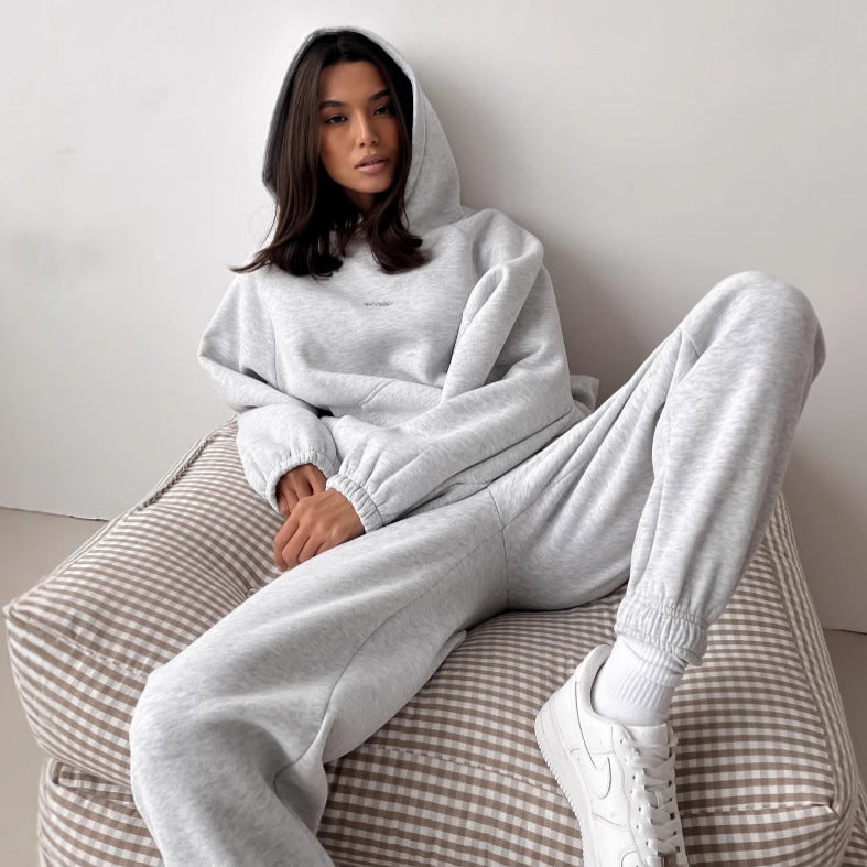 Damen Urbanes Relaxed-Fit Freizeit-Set aus weichem Material