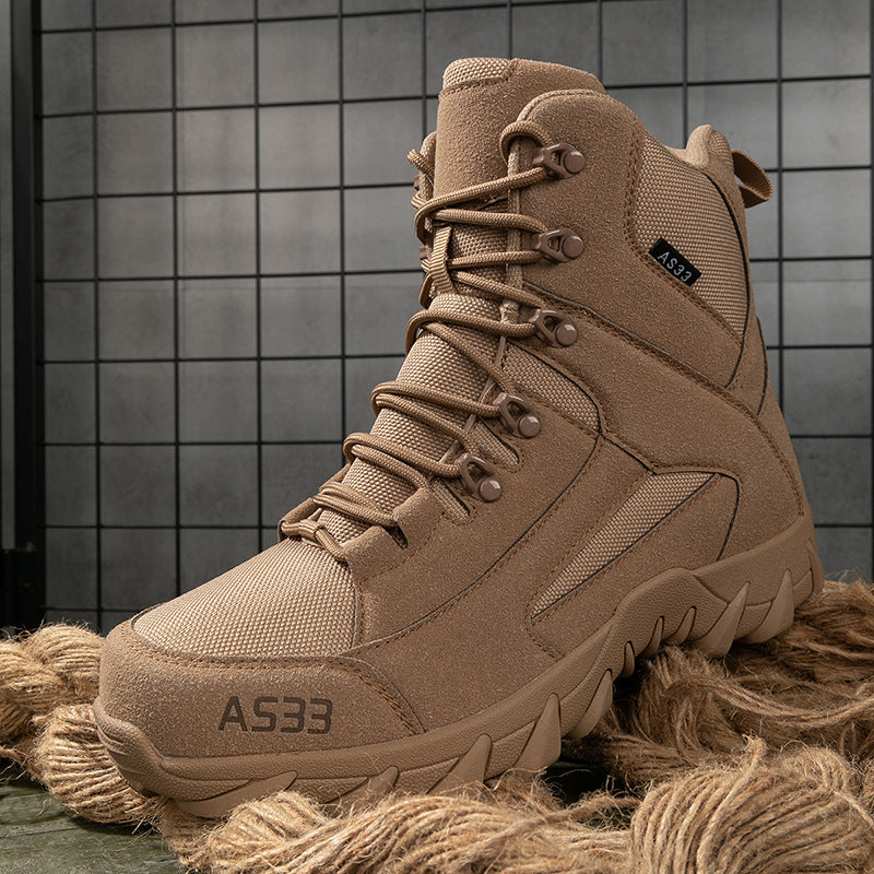 Herren Hochwertige Tactical Stiefel mit stabilisierender Laufsohle und atmungsaktiver Struktur R&B