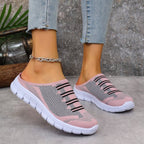 Damen bequeme Slipper mit innovativem Strickdesign R&B