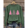 Damen gemütlicher Christmas Sweatshirt mit festlichem Print