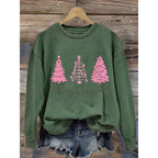 Damen gemütlicher Christmas Sweatshirt mit festlichem Print