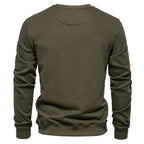 Herren Sweatshirt mit klassischem Rundhalsausschnitt