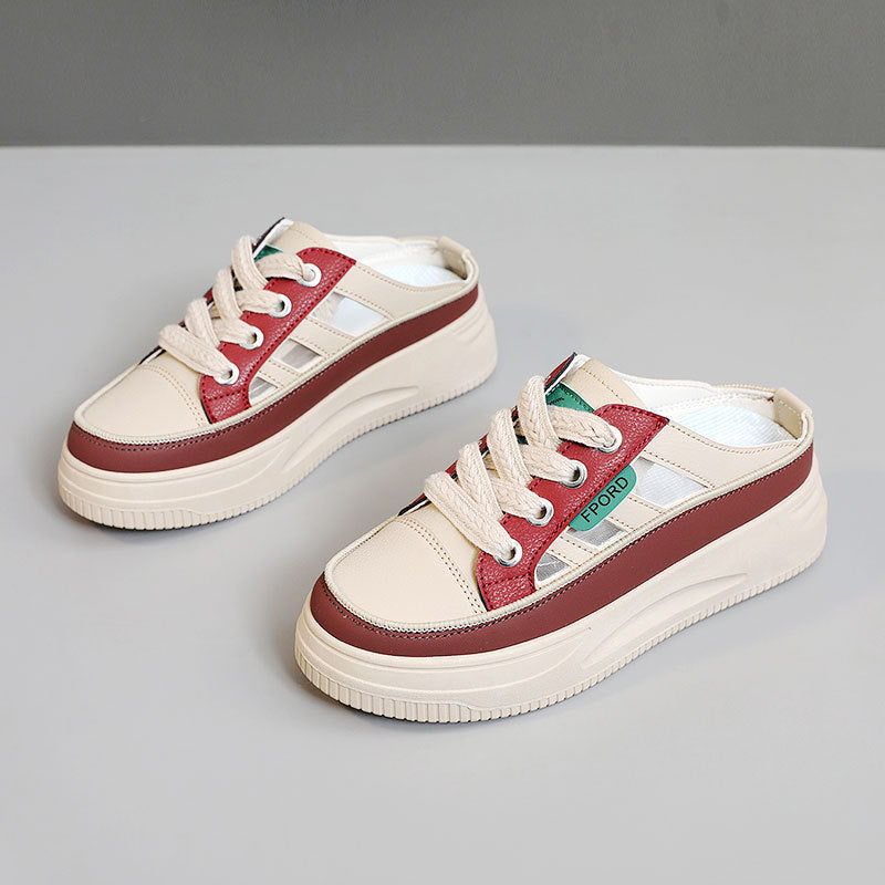 Damen Komfortable Slip-On Sneakers mit trendigem Plateau R&B