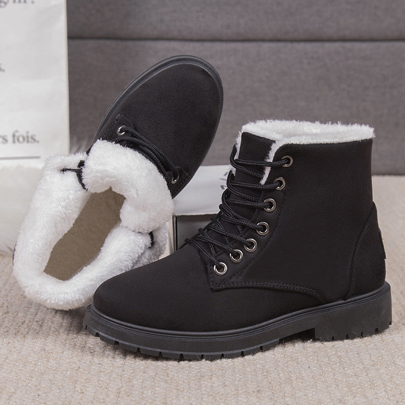 Damen Warmgefütterte Winterstiefel mit rutschfester Profilsohle R&B
