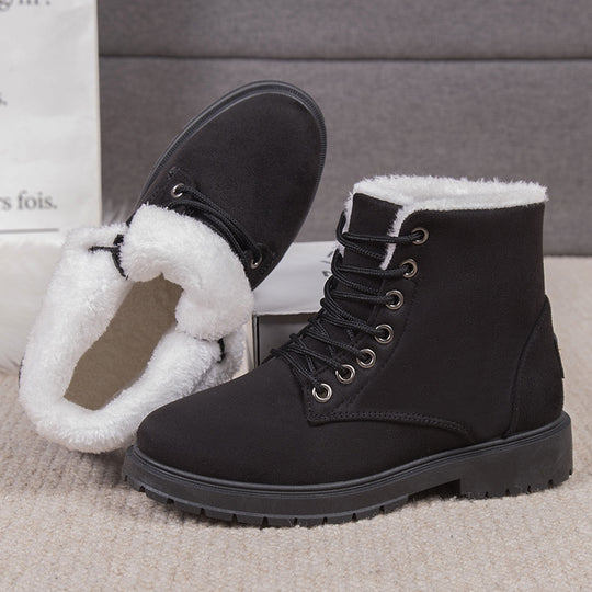 Damen Warmgefütterte Winterstiefel mit rutschfester Profilsohle R&B