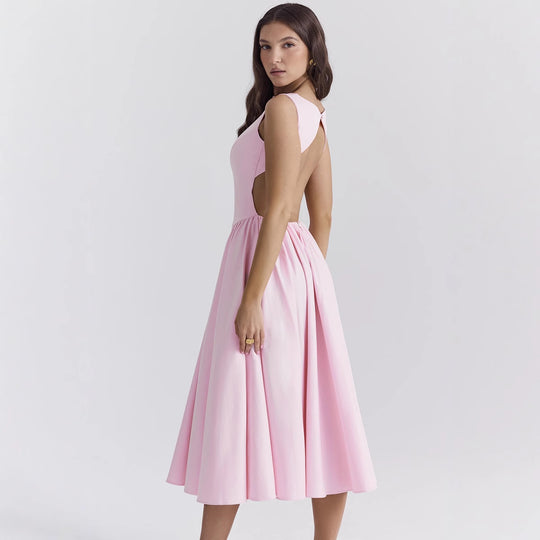 Damen A-Linien Kleid mit elegantem Schnitt und Taillierung R&B