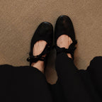 Damen elegante Ballerinas mit dekorativem Schleifenakzent