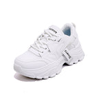 Damen Chunky Sneakers mit atmungsaktiver Mesh-Oberfläche und stoßdämpfender Sohle R&B