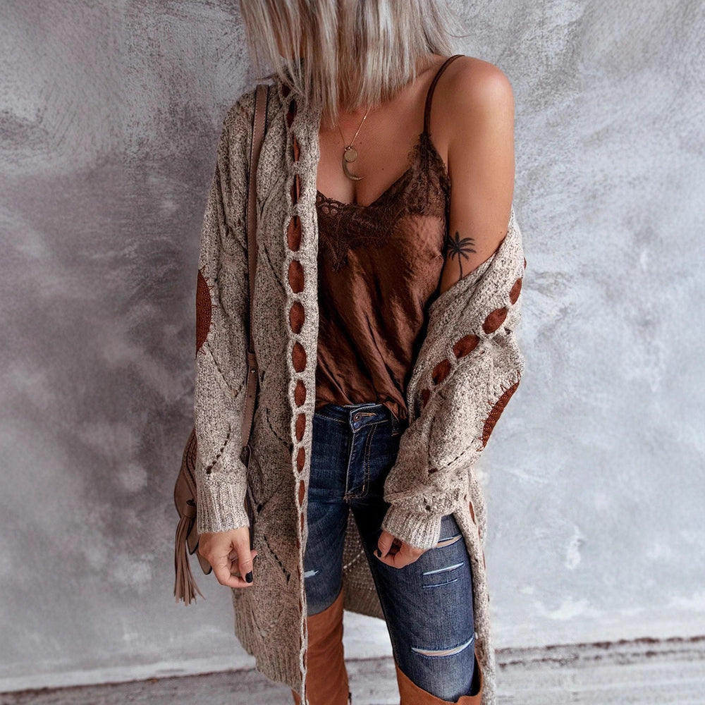 Damen Langstrickjacke R&B