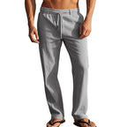 Herren Bequeme Strandhose mit verstellbarem Kordelzug und leichten Materialien R&B