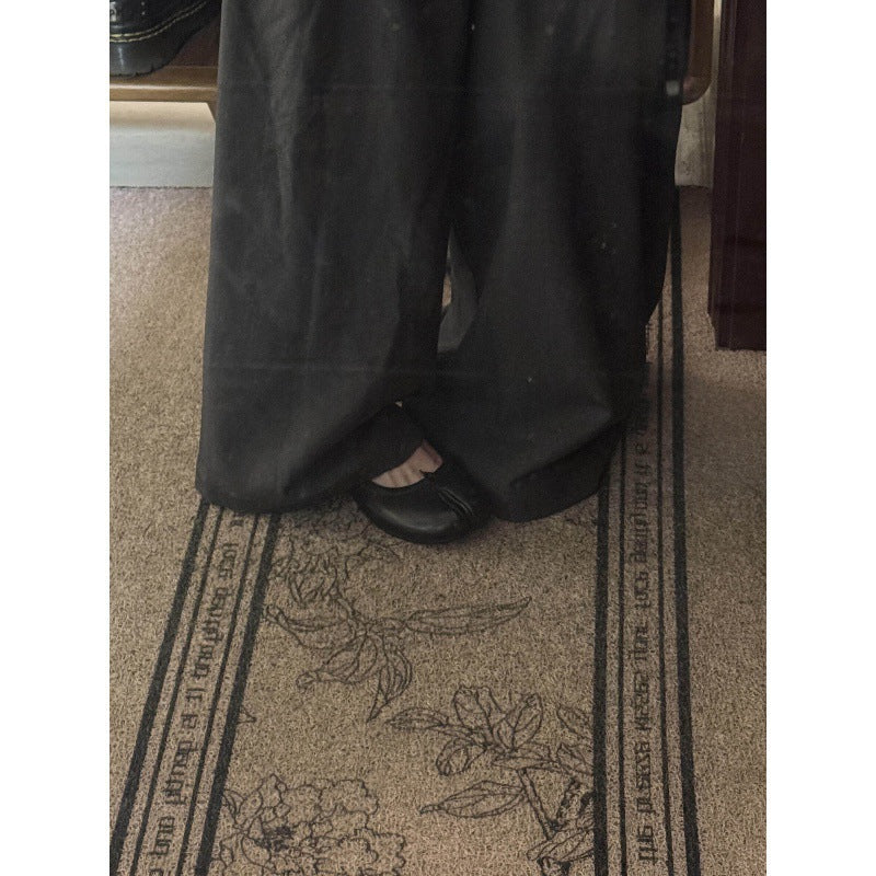 Damen bequeme Hausschuhe mit geschmeidiger Leder-Oberfläche und rutschfester Sohle