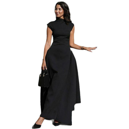 Damen Elegantes langes Abendkleid im minimalistischen Stil R&B