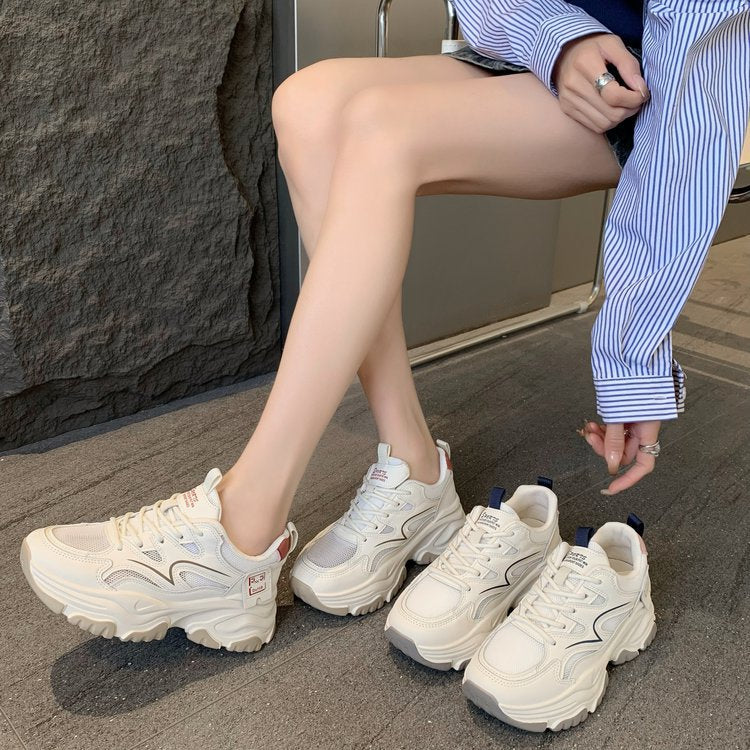 Damen sportliche Sneaker mit atmungsaktiver Mesh-Konstruktion und modischem Design R&B