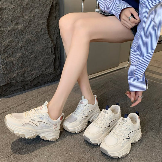 Damen sportliche Sneaker mit atmungsaktiver Mesh-Konstruktion und modischem Design R&B