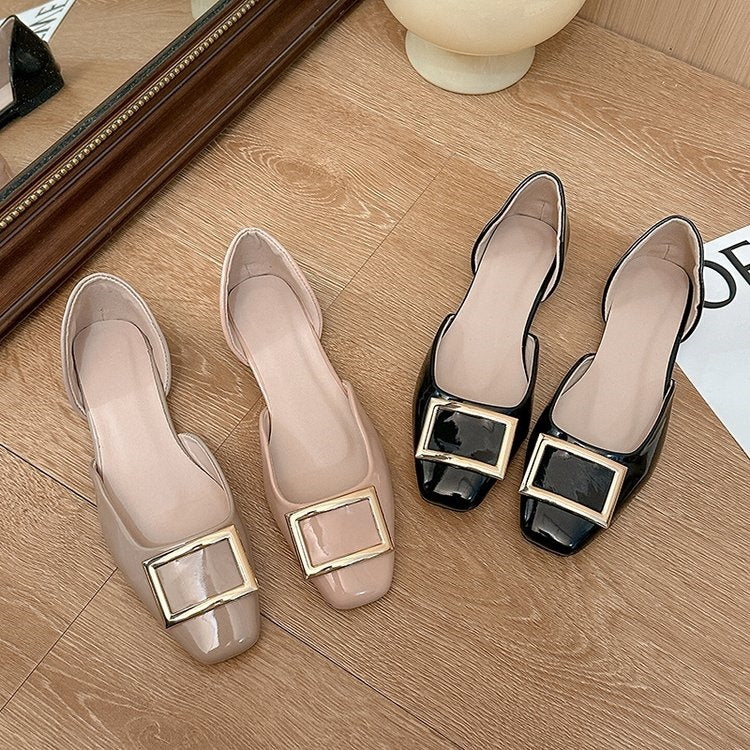 Damen Ballerinas mit elegantem Schnallendesign R&B