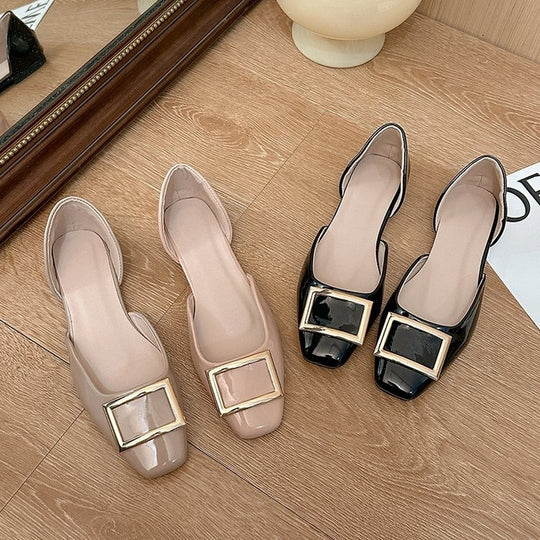 Damen Ballerinas mit elegantem Schnallendesign R&B