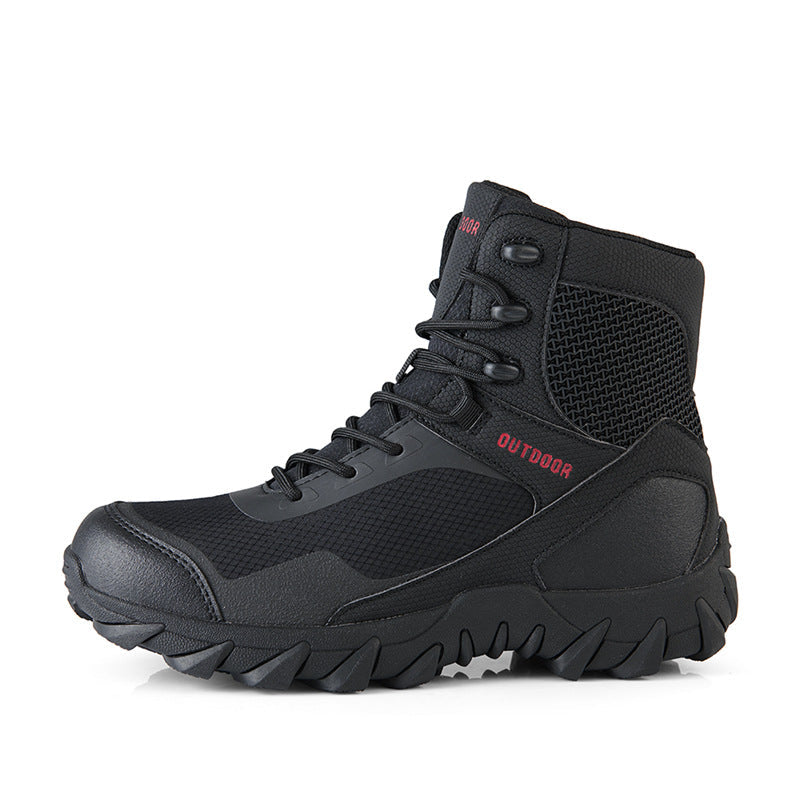 Herren Hochwertige Outdoor-Wanderstiefel mit rutschfester Sohle und atmungsaktiver Membran R&B