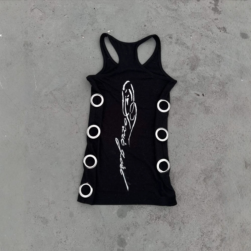Damen Figurbetontes Minikleid mit metallischen Details R&B