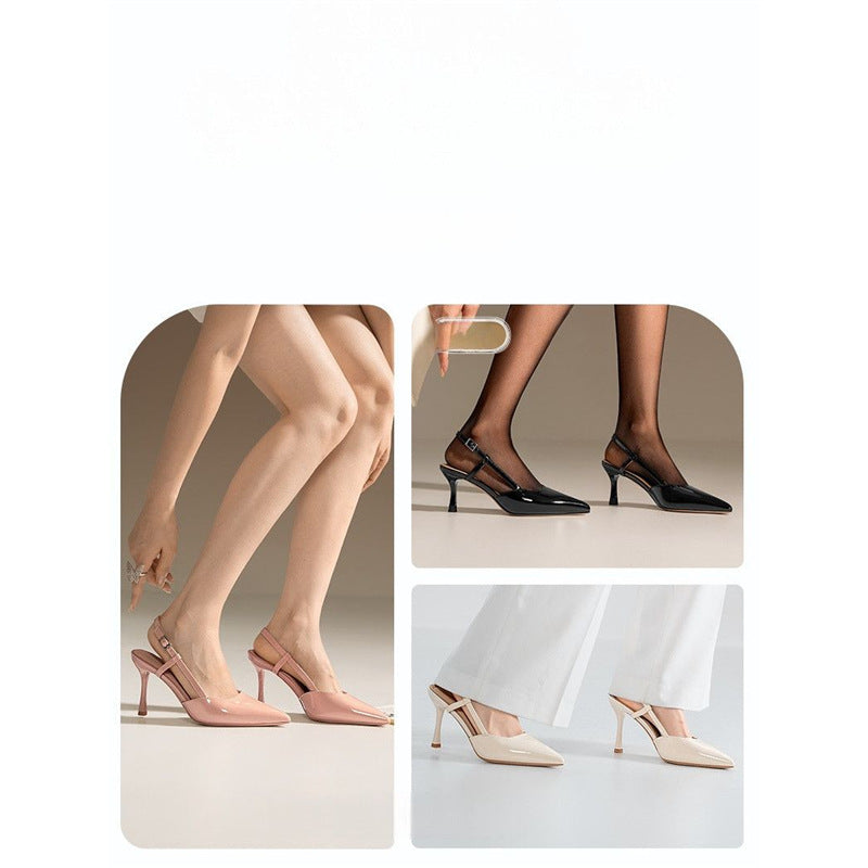 Damen Slingback High Heels mit eleganter Spitzenform R&B