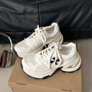 Damen Sportliche Sneaker mit atmungsaktiver Mesh-Oberfläche und dämpfender Sohle R&B