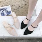 Damen Slingback-Pumps mit elegantem Riemchen und modischem Blockabsatz