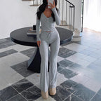 Damen lässiges Jogginganzug-Set R&B