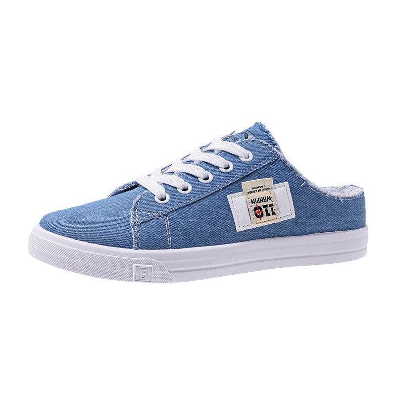 Damen Slip-On Sneakers im lässigen Denim-Look mit bequemer Innensohle