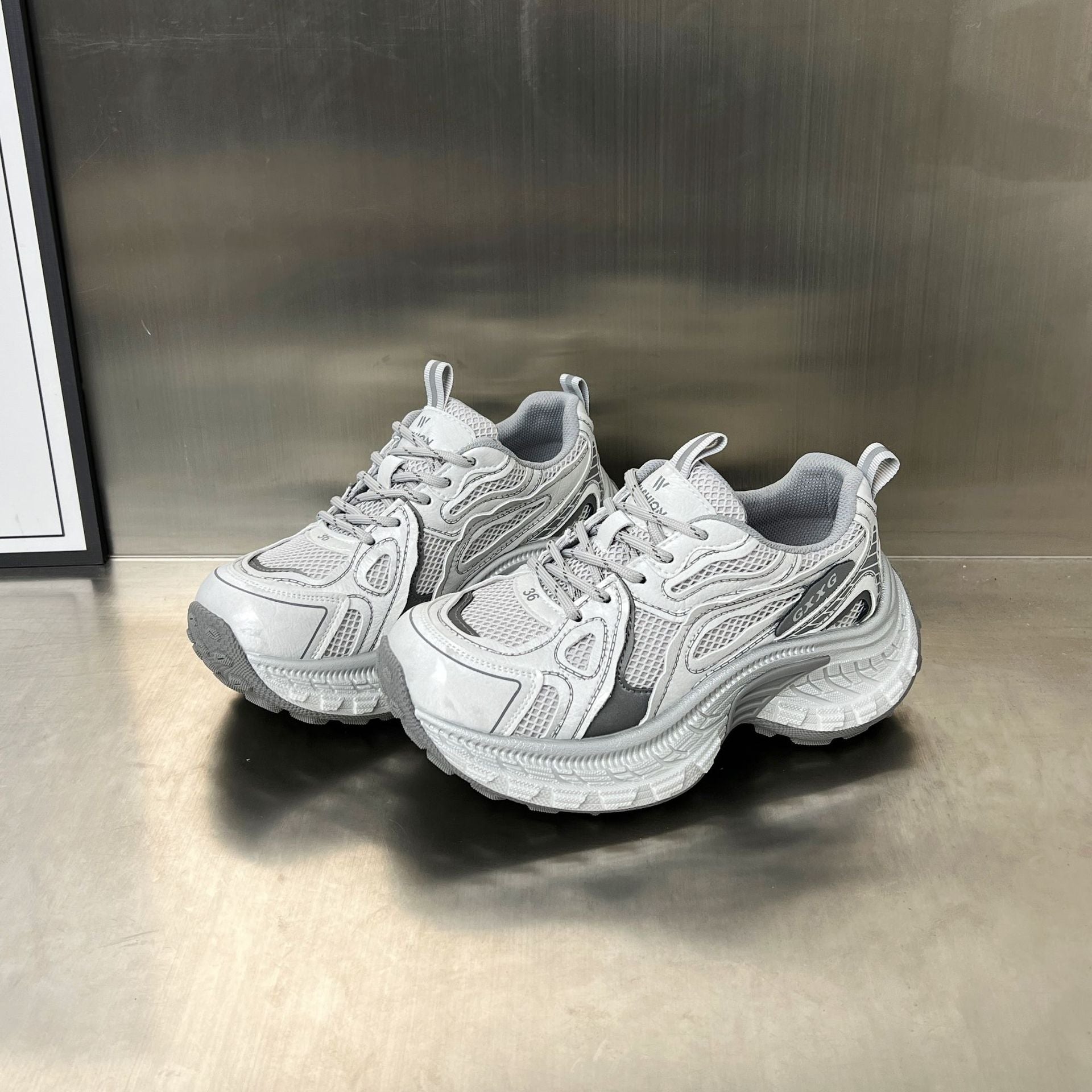 Damen Sportliche Laufschuhe mit innovativem Dämpfungssystem und atmungsaktiven Mesh-Einsätzen R&B