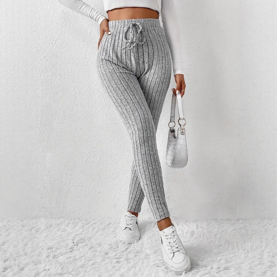 Damen Gefütterte Sweatpants mit Rippstruktur R&B