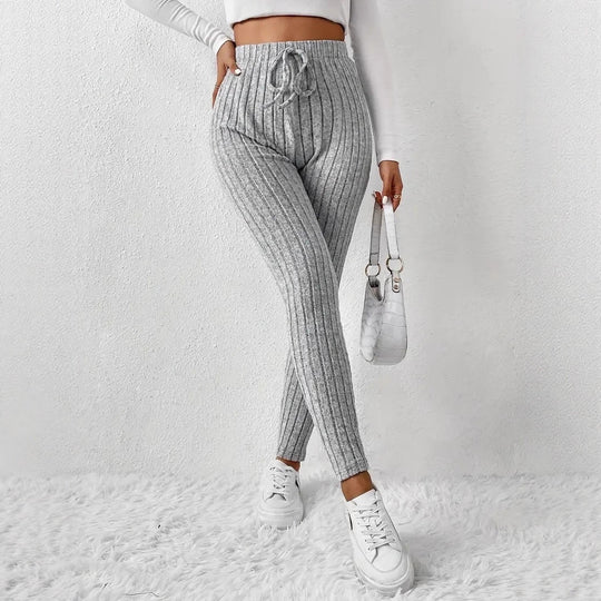 Damen Gefütterte Sweatpants mit Rippstruktur R&B