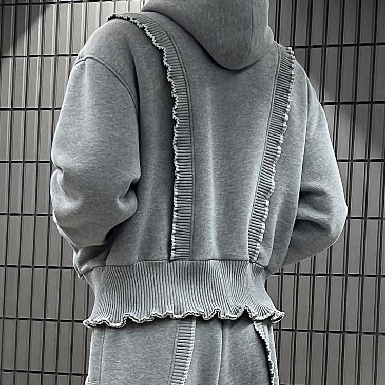 Damen Komfortable Loungehosen mit Rüschendetails R&B
