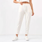 Damen Elegante Jogginghose mit Kordelzug und schmalem Schnitt R&B