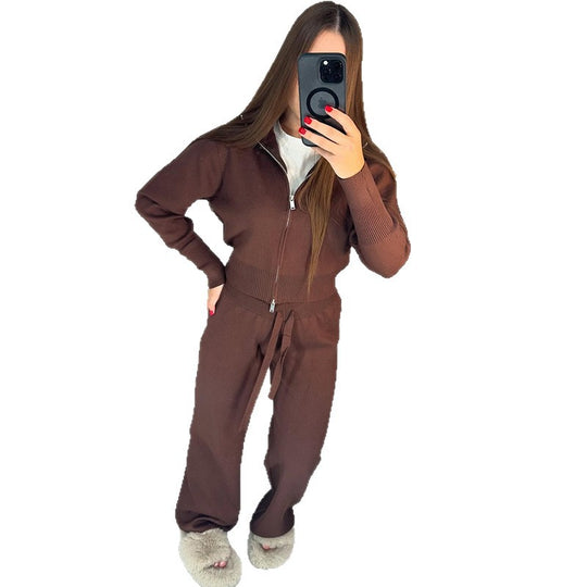 Damen Strick-Loungewear-Set R&B