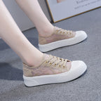 Damen Sneaker mit eleganter Spitzenoberfläche und rutschfester Sohle R&B