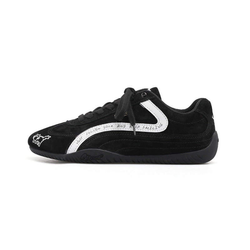 Damen Sportliche Sneaker mit robustem Wildleder und dämpfender Sohle R&B