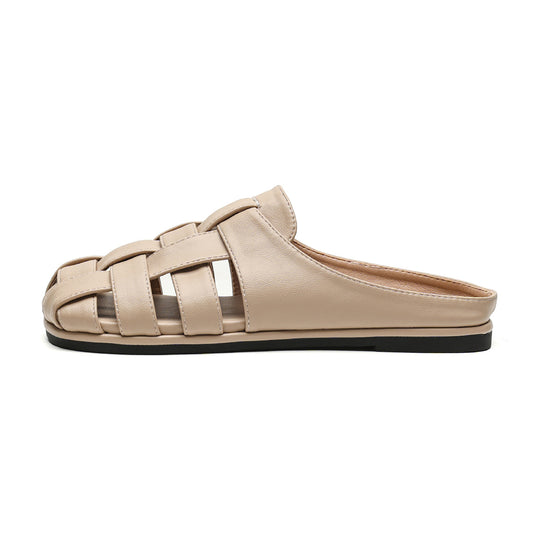 Damen Komfortable und stilvolle Clogs mit hübscher Faltendetail R&B