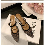Damen verführerische Sling-Pumps mit feiner Schnalle R&B