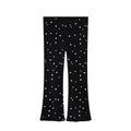 Mädchen Flared Leggings mit funkelndem Sternenmotiv R&B