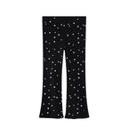 Mädchen Flared Leggings mit funkelndem Sternenmotiv R&B
