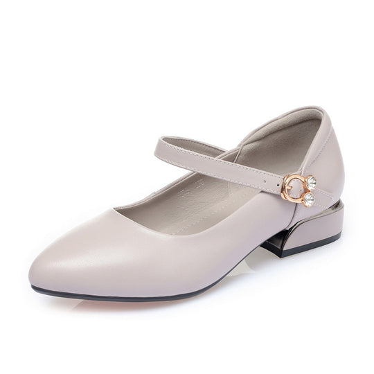 Damen Mary Jane Pumps mit modischem Schmuckdetail und komfortablem Blockabsatz R&B