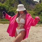 Damen Bandeau-Bikini mit elegantem Schnürdesign R&B